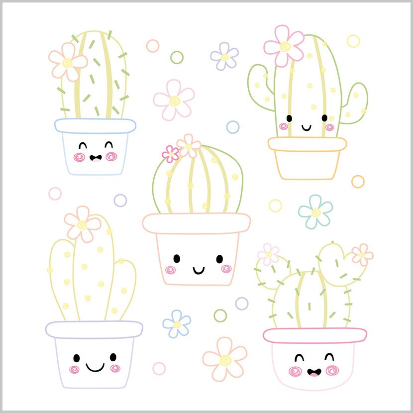 Pad para colorear Super-Cute