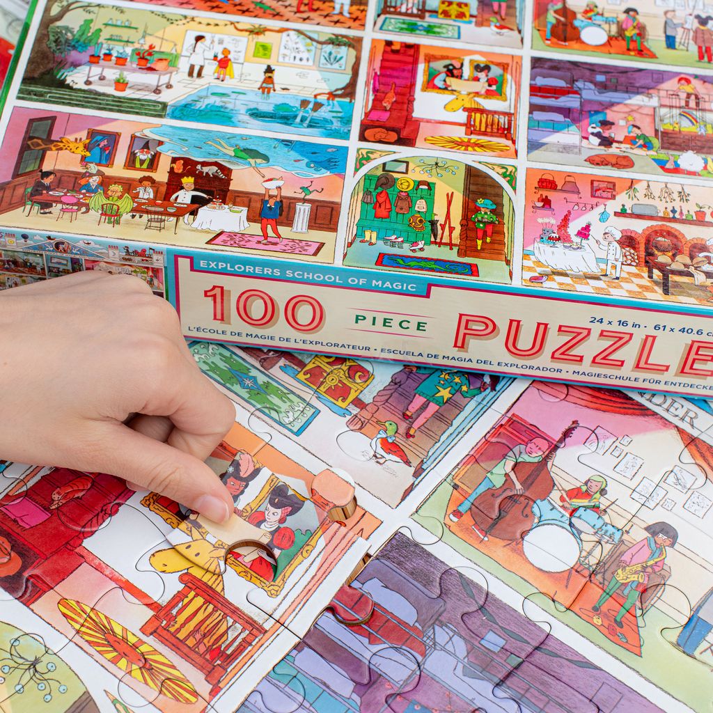 Puzzle 100 piezas Escuela de Magia de Exploradores