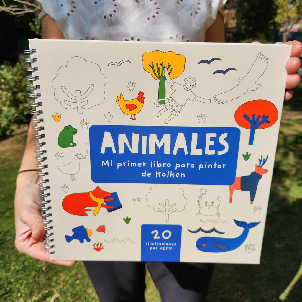 Mi primer libro para pintar de Kolken - Animales