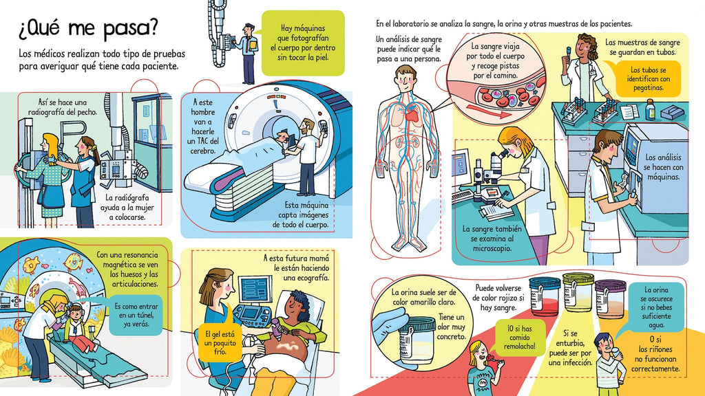 ¡Mira debajo! Un Hospital