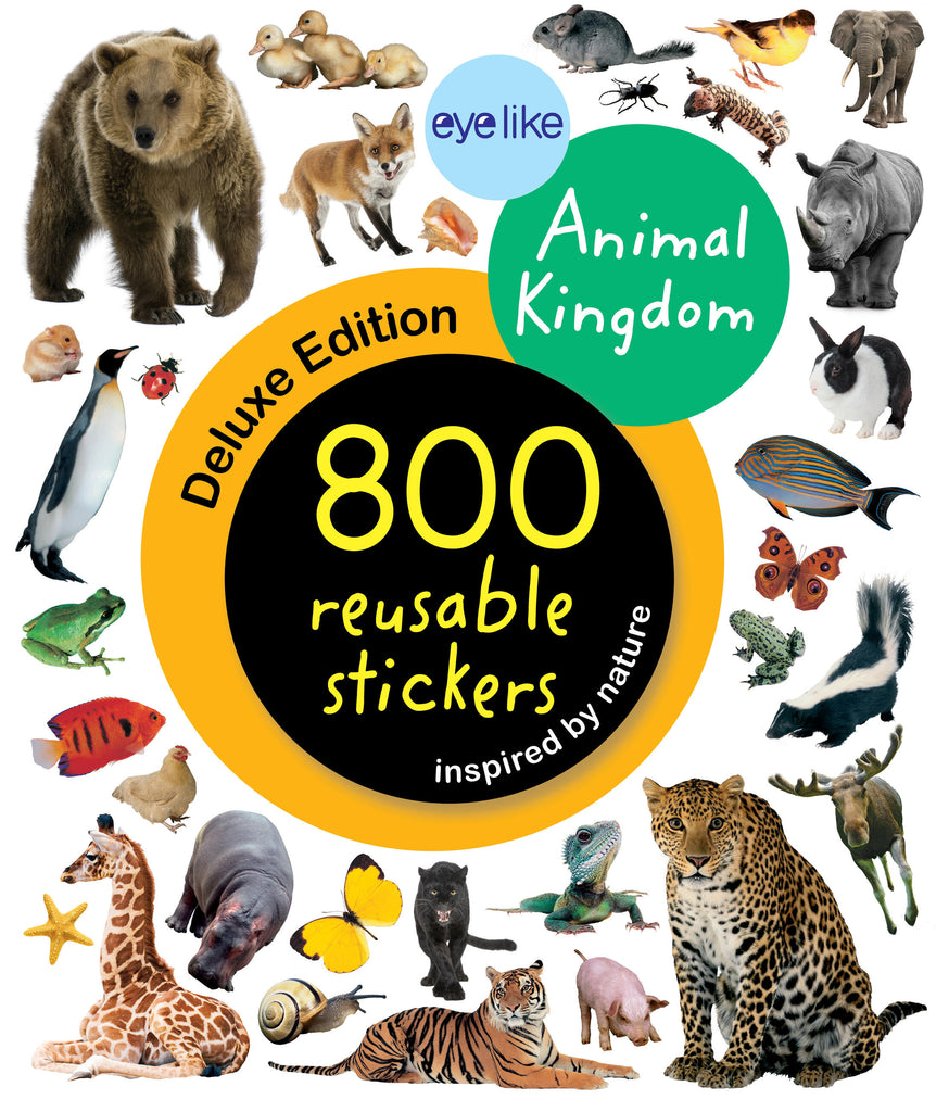 Libro Eyelike Stickers Deluxe: Reino Animal