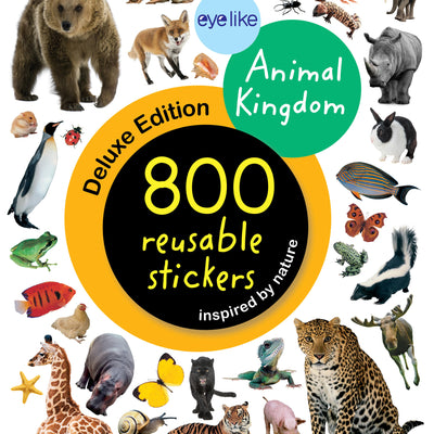 Libro Eyelike Stickers Deluxe: Reino Animal