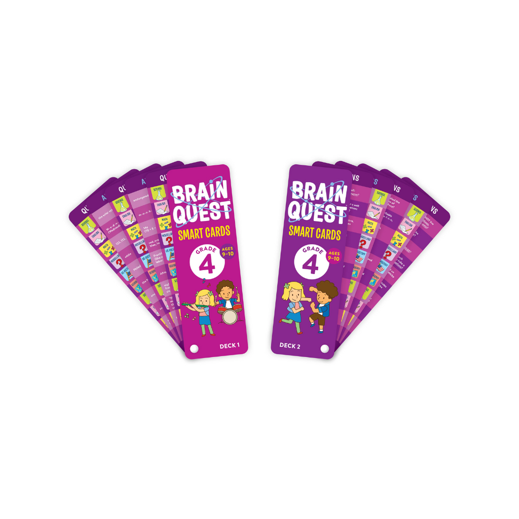 Brain Quest: 4to básico tarjetas inteligentes 5ta edición