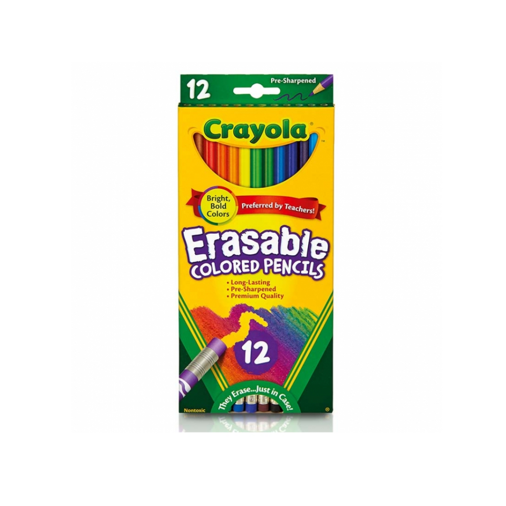 Lápices Crayola Borrables 12 unidades