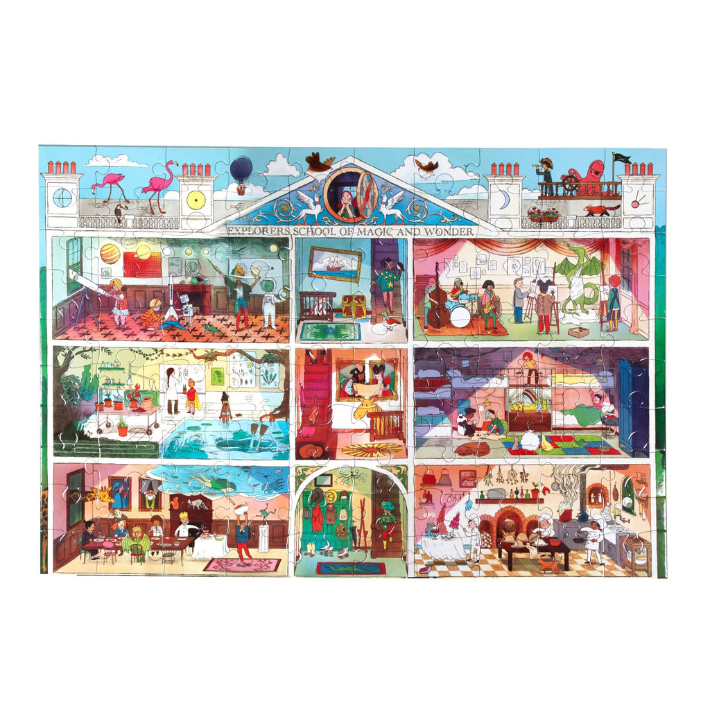 Puzzle 100 piezas Escuela de Magia de Exploradores