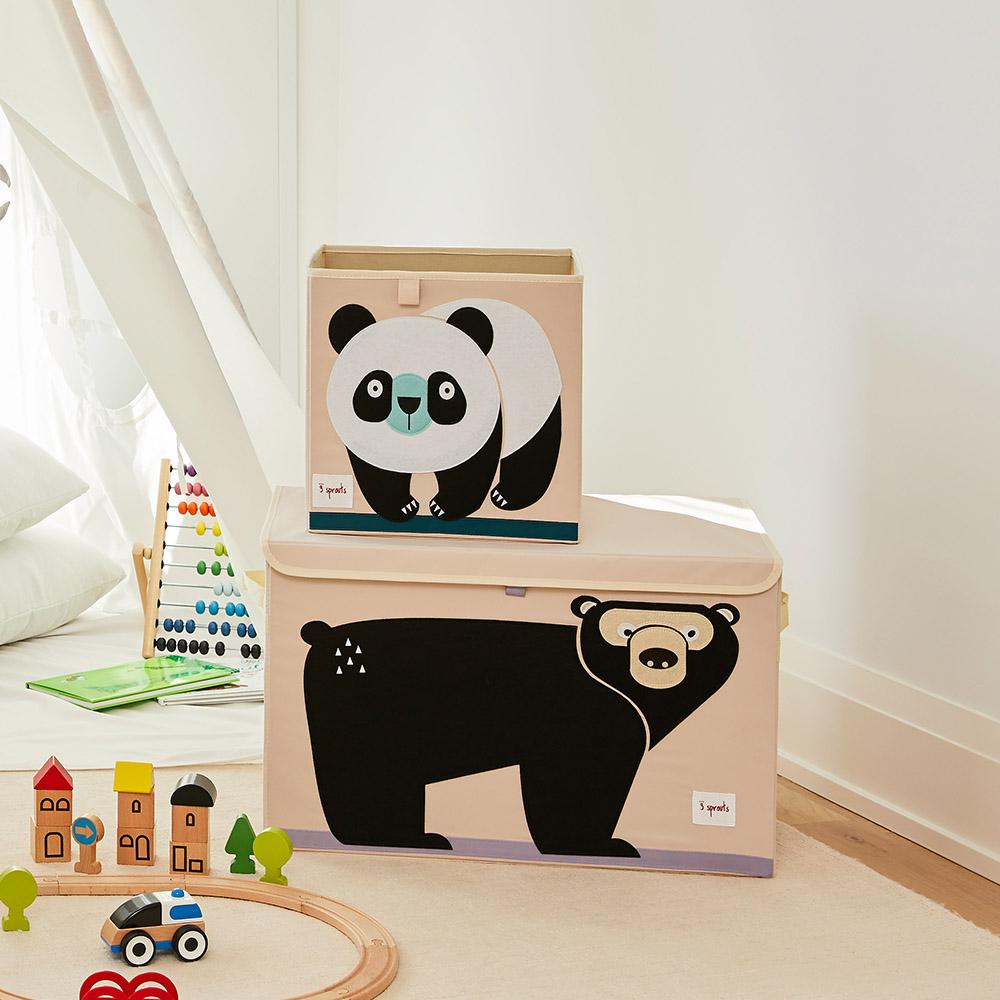 Caja para juguetes: panda