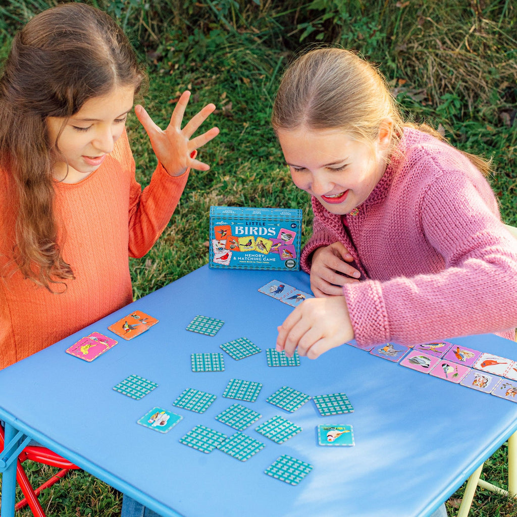 Juego pequeño memorice pájaros