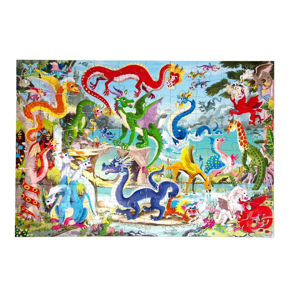 Puzzle 100 piezas Dragones