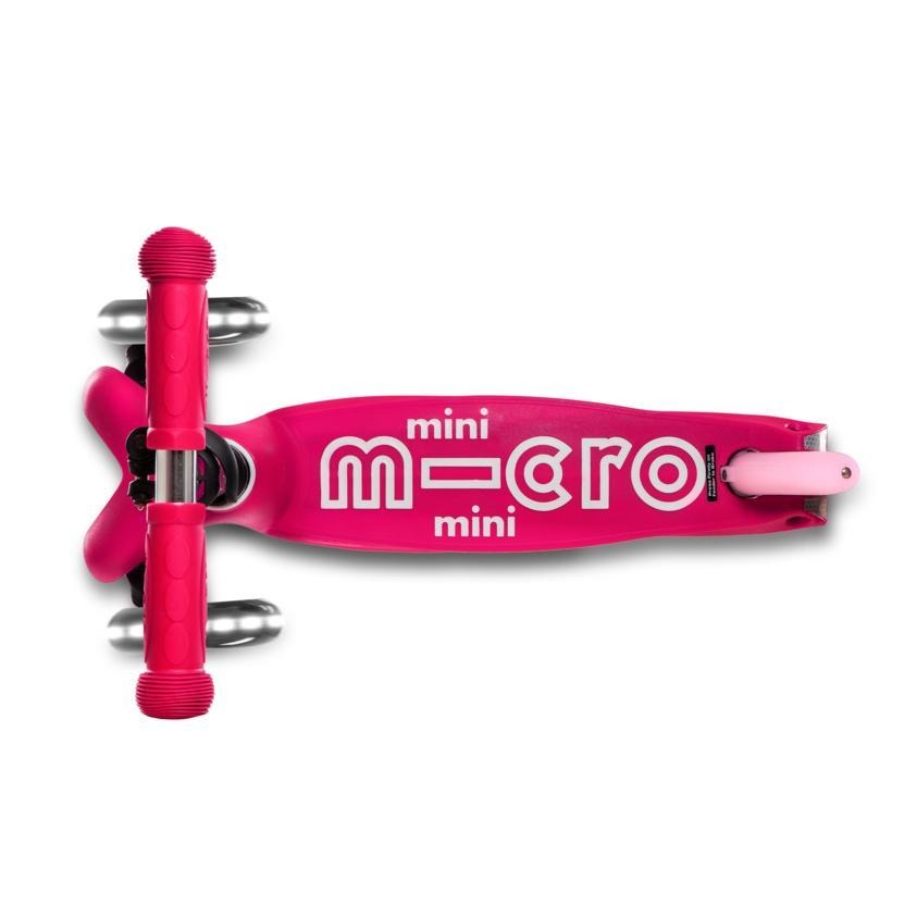 Scooter Micro Mini Deluxe LED Rosado