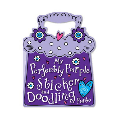 Libro de actividades My Perfectly Purple Sticker and Doodling Purse