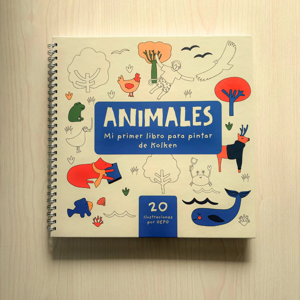 Mi Primer Libro Para Pintar - Animales