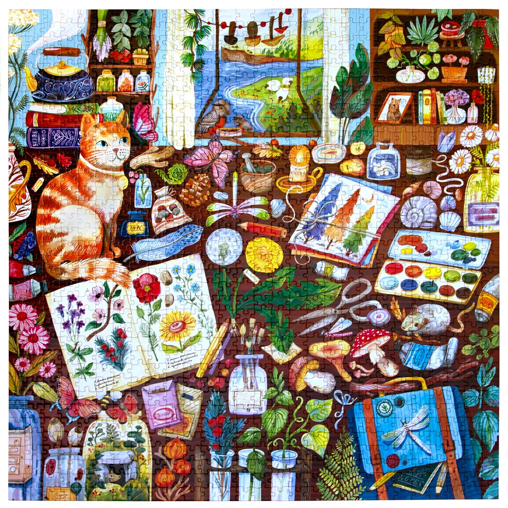 Puzzle 1000 piezas: Naturalist's Cat