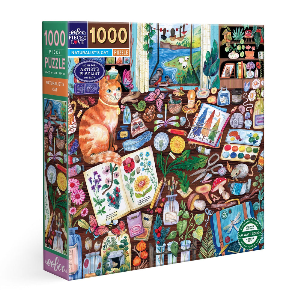 Puzzle 1000 piezas: Naturalist's Cat