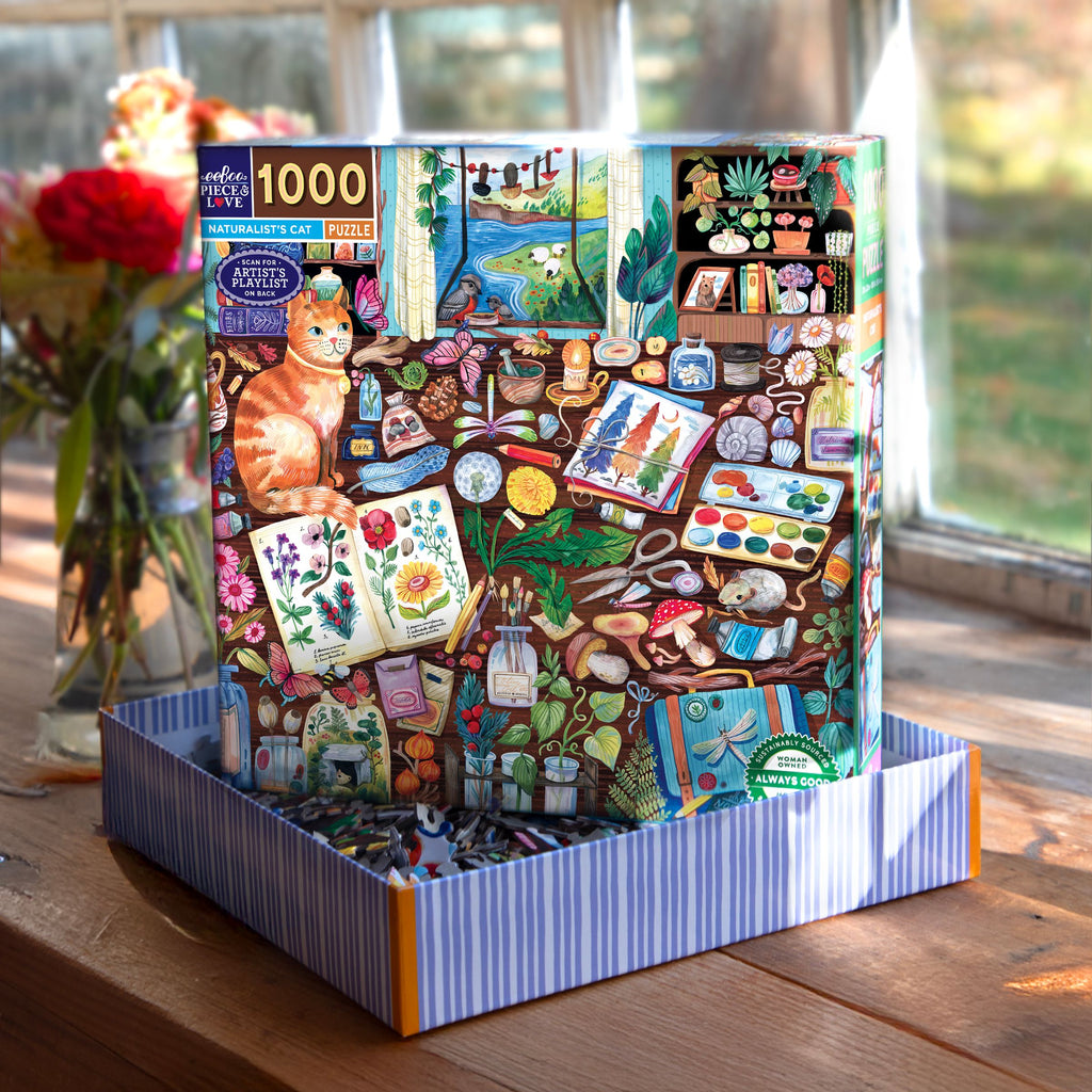 Puzzle 1000 piezas: Naturalist's Cat