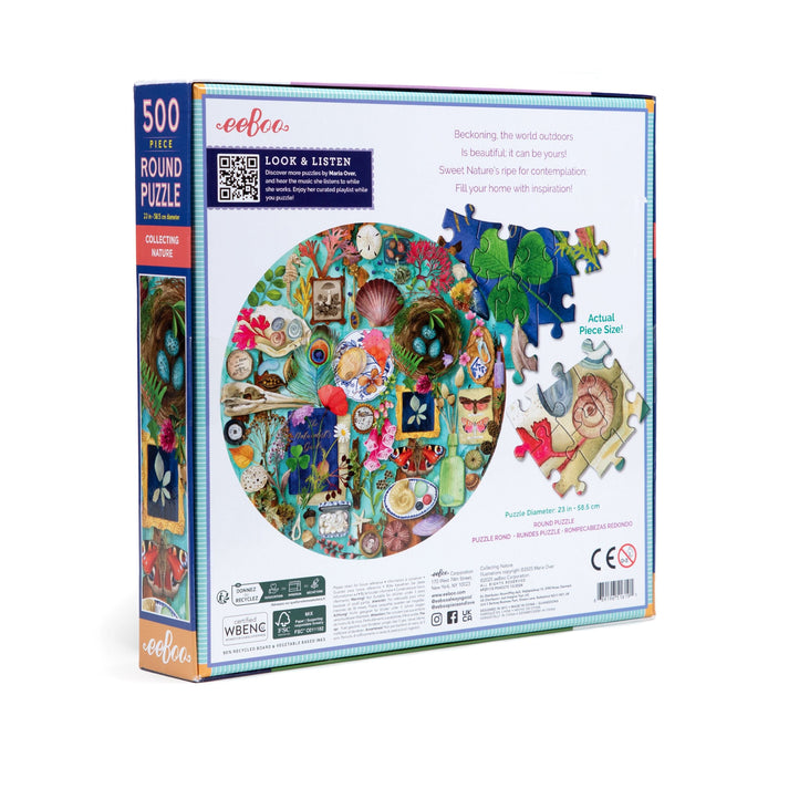 Puzzle redondo 500 piezas Collecting Nature