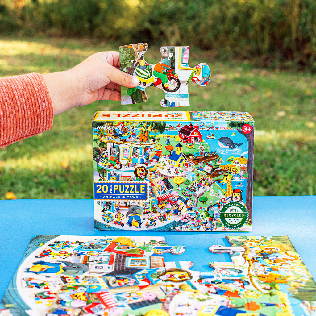 Puzzle 20 piezas Animales en la Ciudad