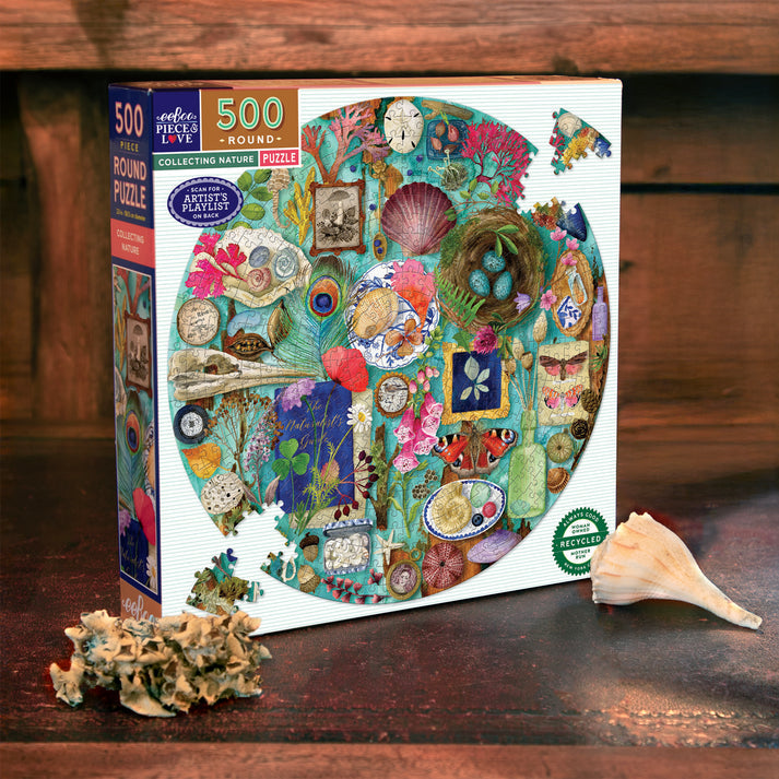 Puzzle redondo 500 piezas Collecting Nature