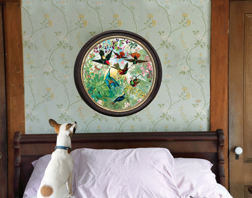 Puzzle redondo 500 piezas colibrí