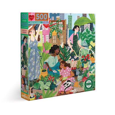 Puzzle cuadrado 500 piezas Jardín en Azotea