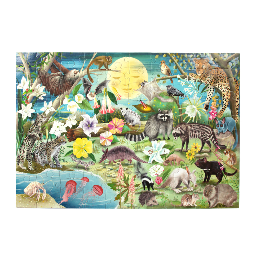Puzzle 100 piezas Criaturas Nocturnas