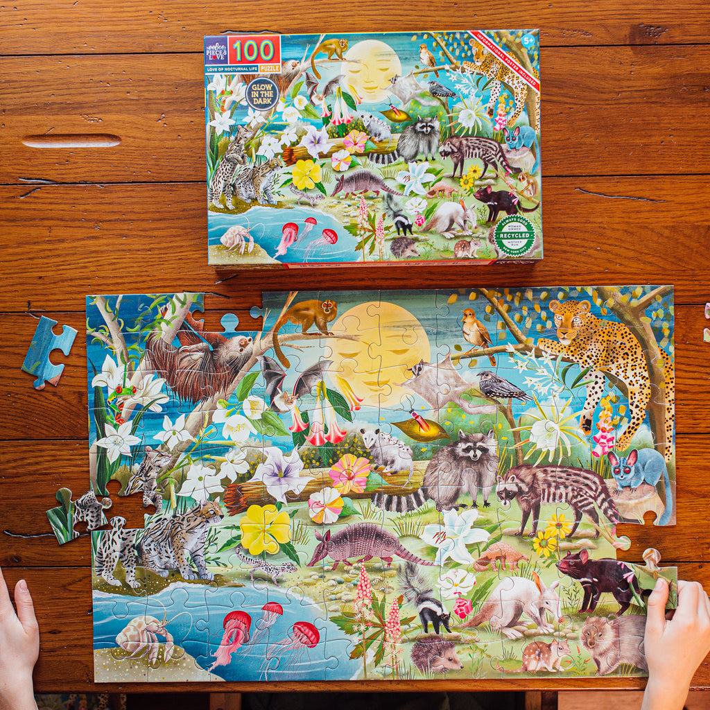 Puzzle 100 piezas Criaturas Nocturnas