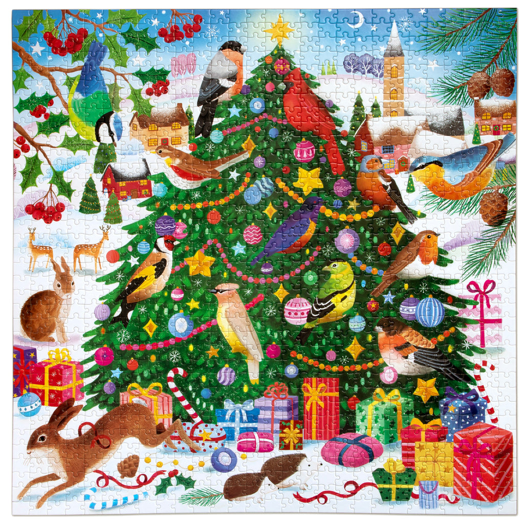 Puzzle 1000 piezas: Christmas Songbirds
