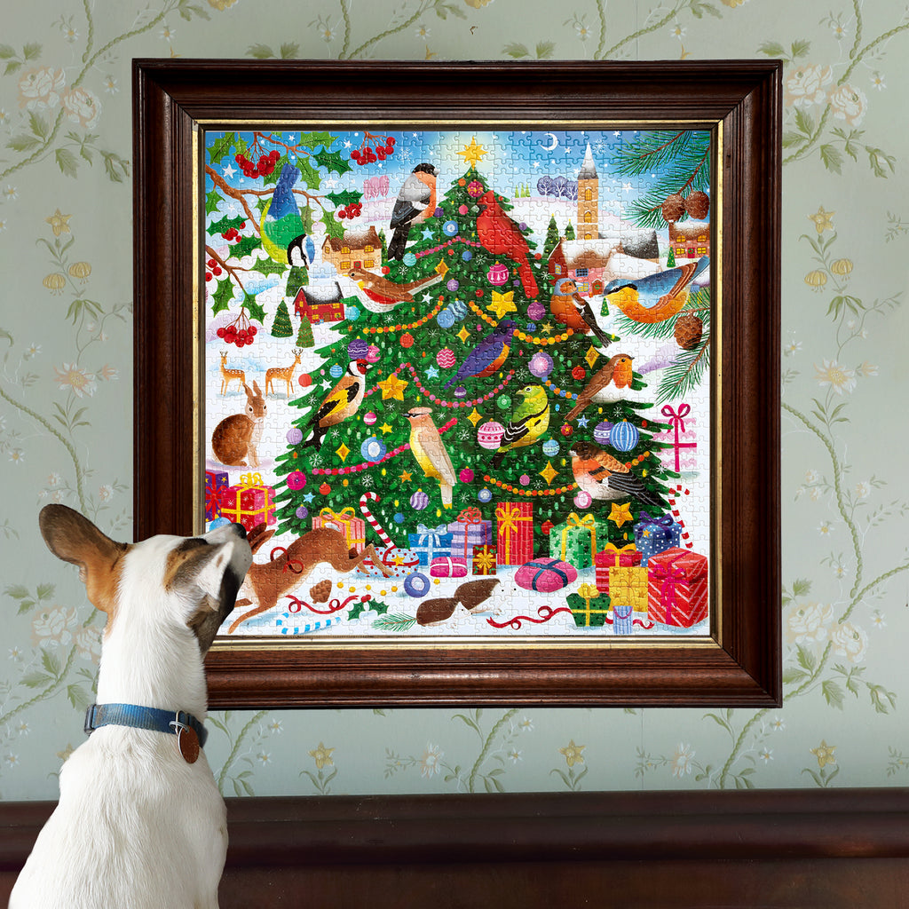 Puzzle 1000 piezas: Christmas Songbirds