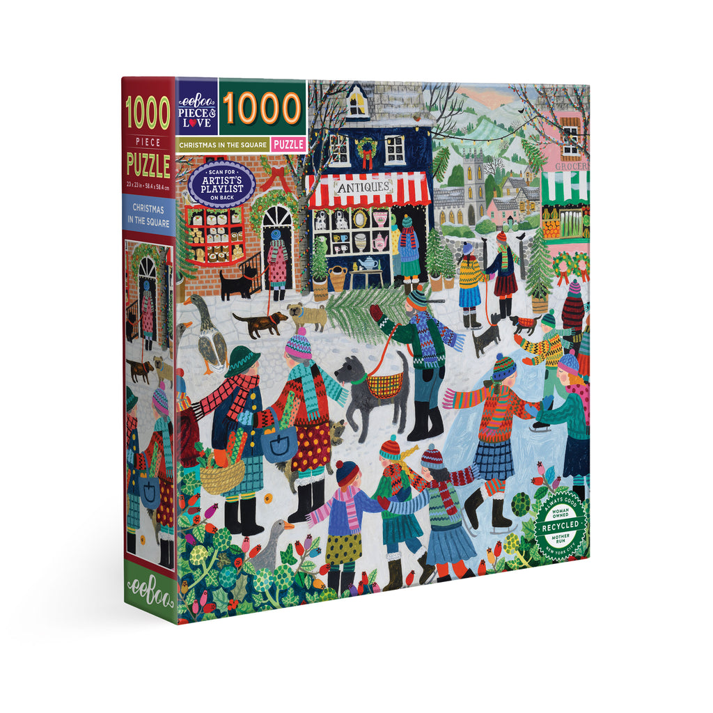 Puzzle 1000 piezas: Christmas in the Square