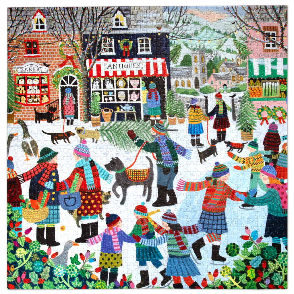 Puzzle 1000 piezas: Christmas in the Square