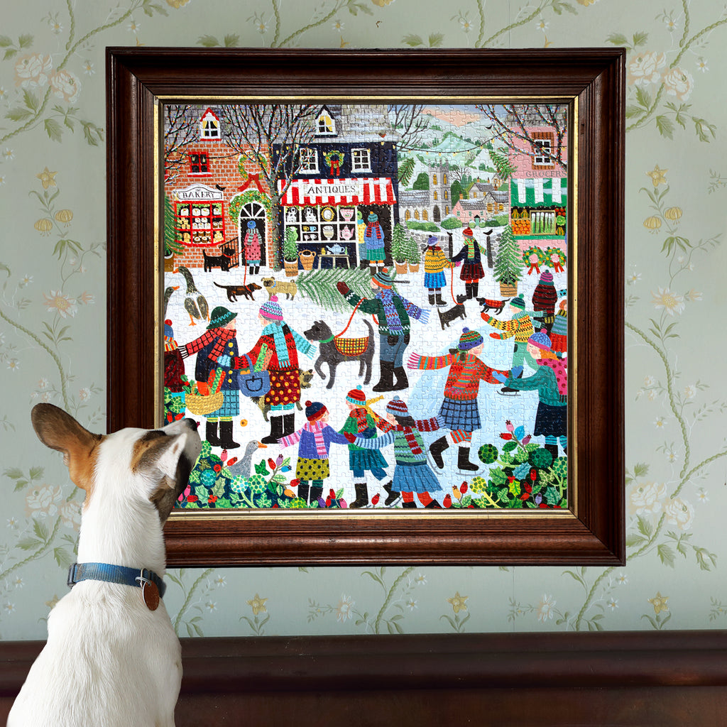 Puzzle 1000 piezas: Christmas in the Square