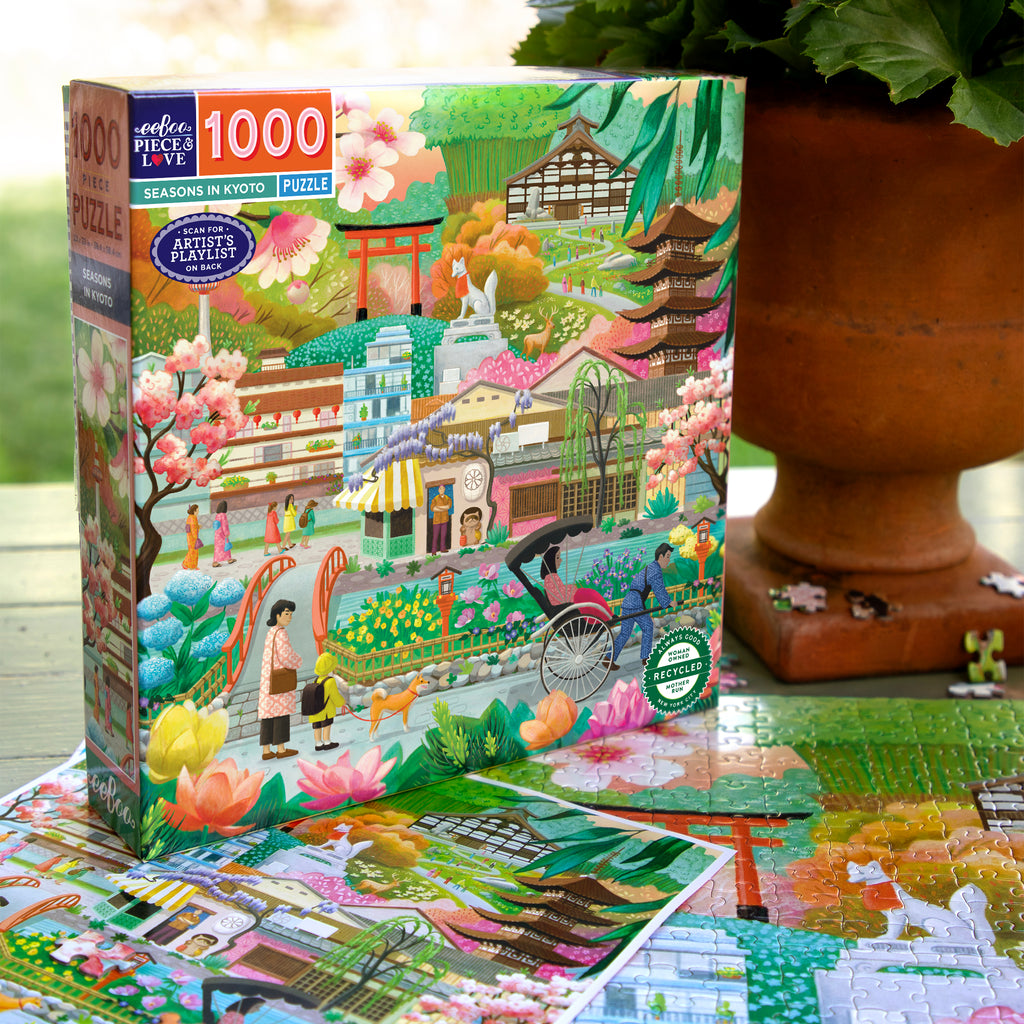 Puzzle 1000 piezas: Seasons in Kyoto