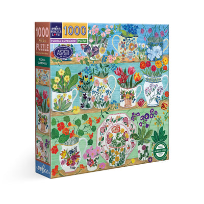 Puzzle 1000 piezas: Floral Cupboard