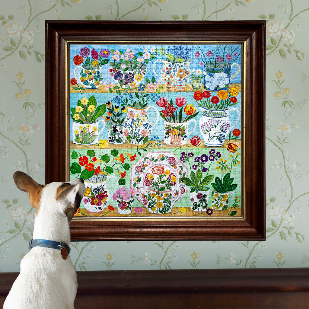 Puzzle 1000 piezas: Floral Cupboard