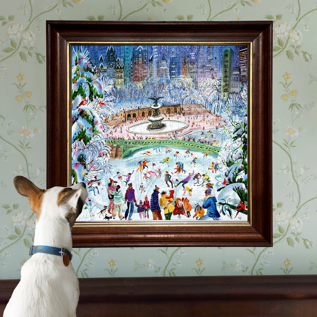 Puzzle 1000 piezas: New York City Ice Skaters