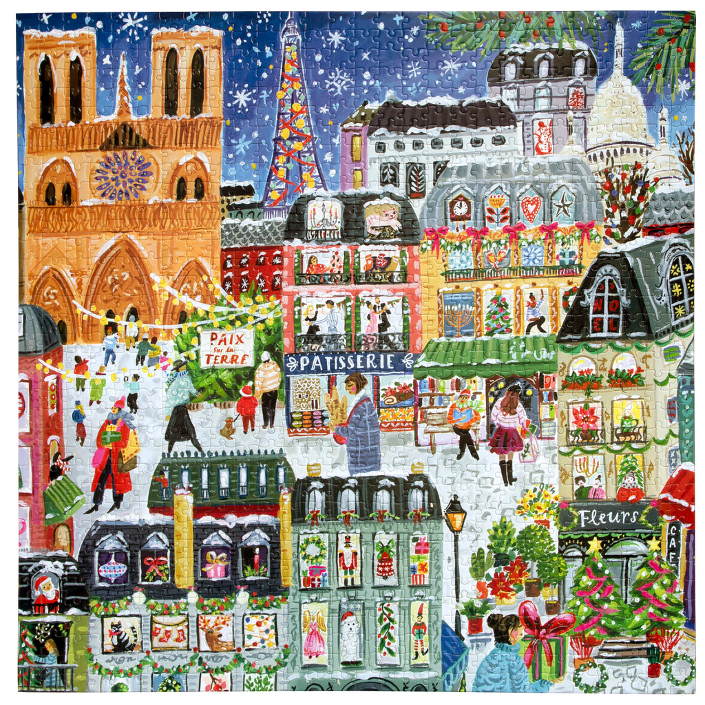 Puzzle 1000 piezas: Paris Christmas