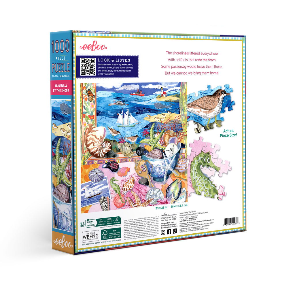 Puzzle 1000 piezas: Seashells by the Shore