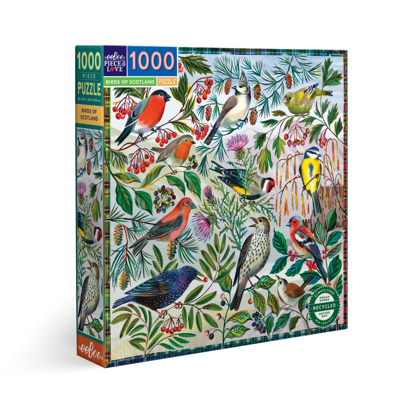 Puzzle 1000 piezas: Aves de Escocia