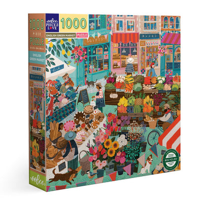 Puzzle 1000 piezas: English Green Market