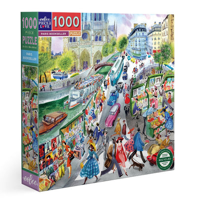 Puzzle 1000 piezas: Paris Bookseller