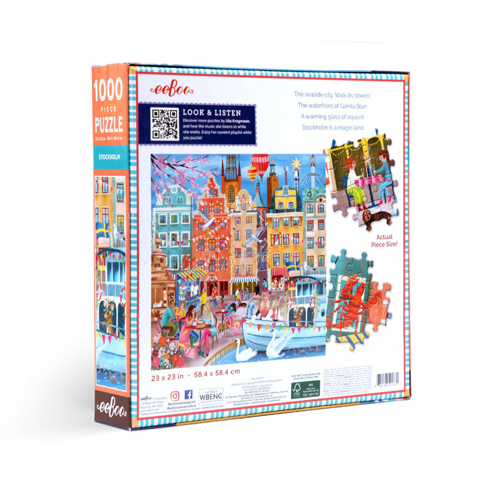Puzzle 1000 piezas: Stockholm