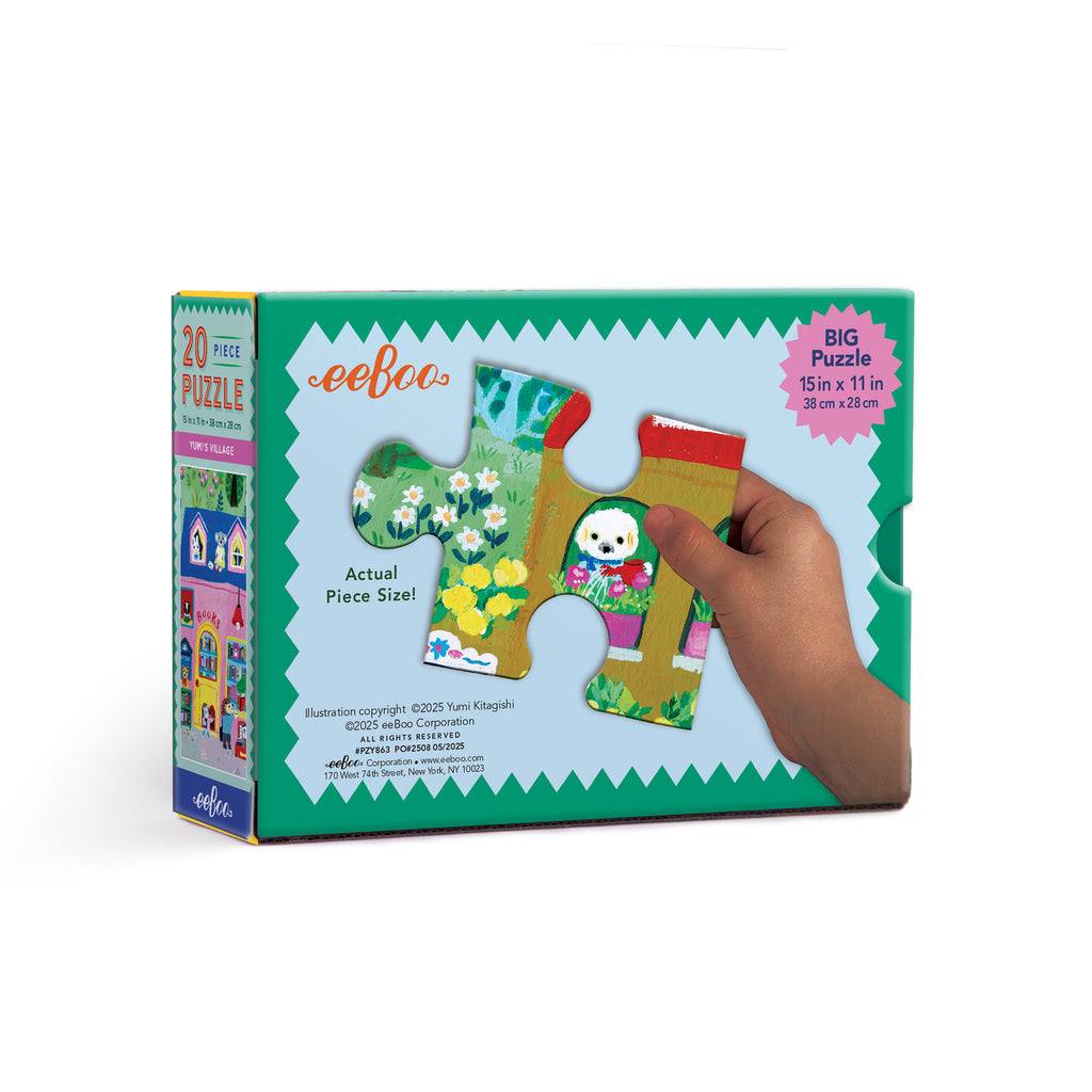 Puzzle 20 piezas Pueblo de Yumi