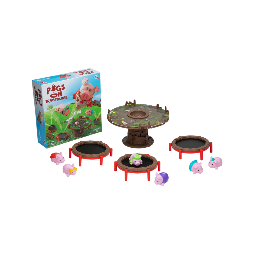 Pigs on Trampolines