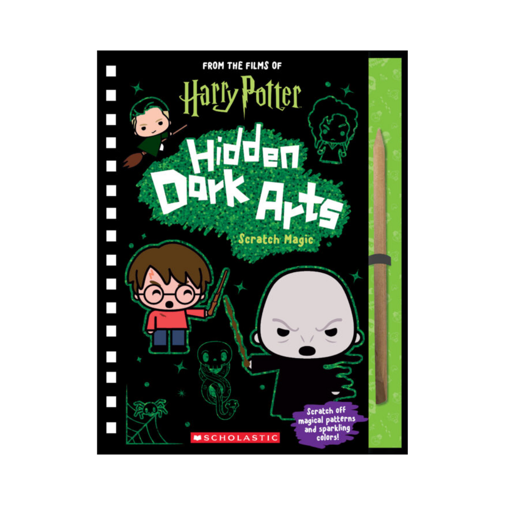 Harry Potter libro para raspar Scratch Magic: Hidden Dark Arts