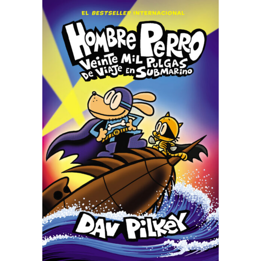 Hombre Perro libro 11 Veinte mil pulgas de viaje en submarino (En Español)