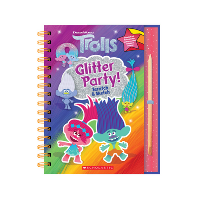 Libro para raspar: Trolls Glitter Party!