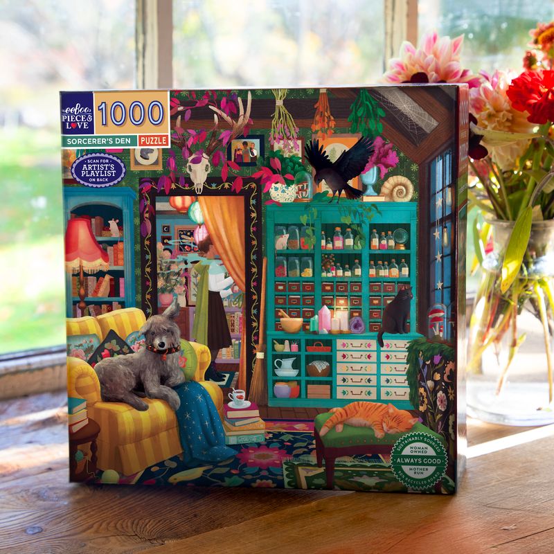 Puzzle 1000 piezas: Sorcerer's Den