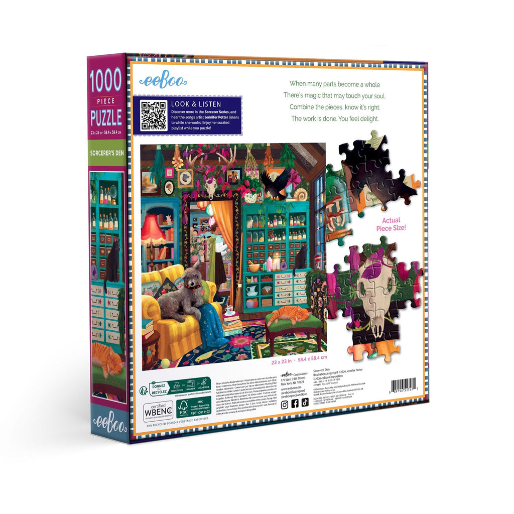 Puzzle 1000 piezas: Sorcerer's Den