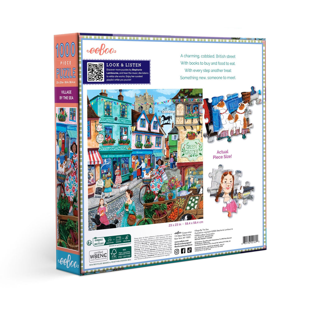 Puzzle 1000 piezas: Village by the Sea