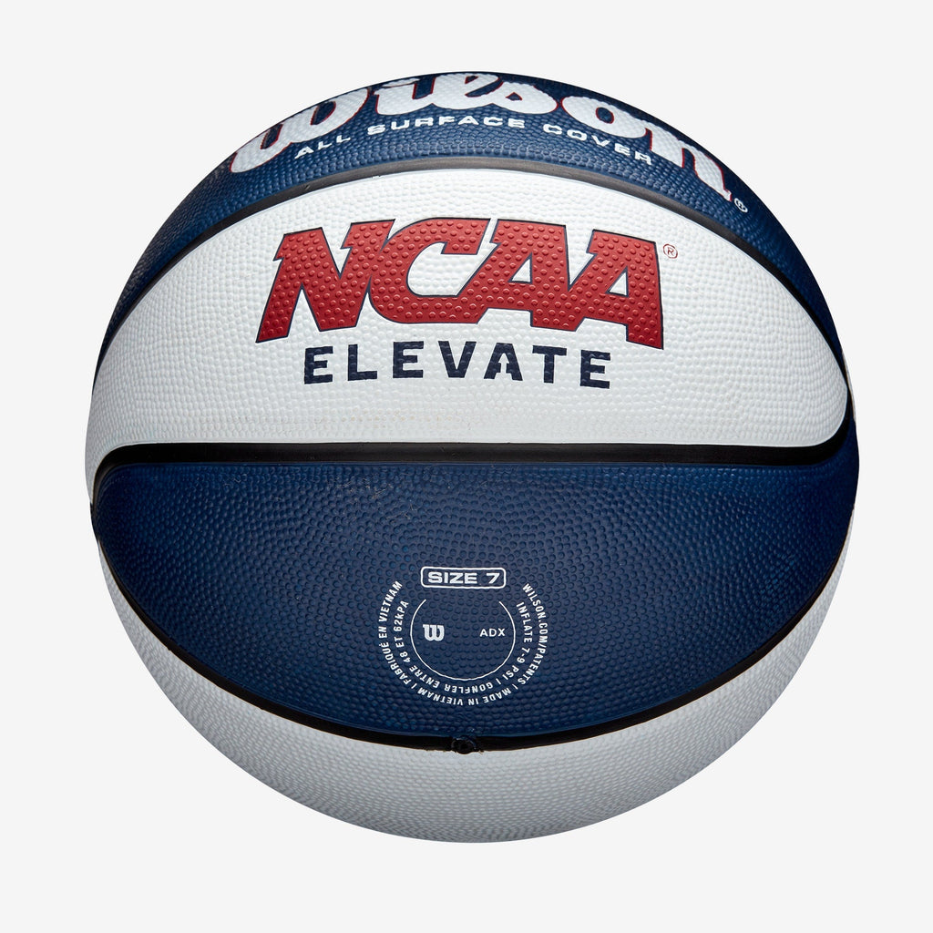 Balón Basketball Wilson NCAA Elevate Tamaño 7 Azul Blanco