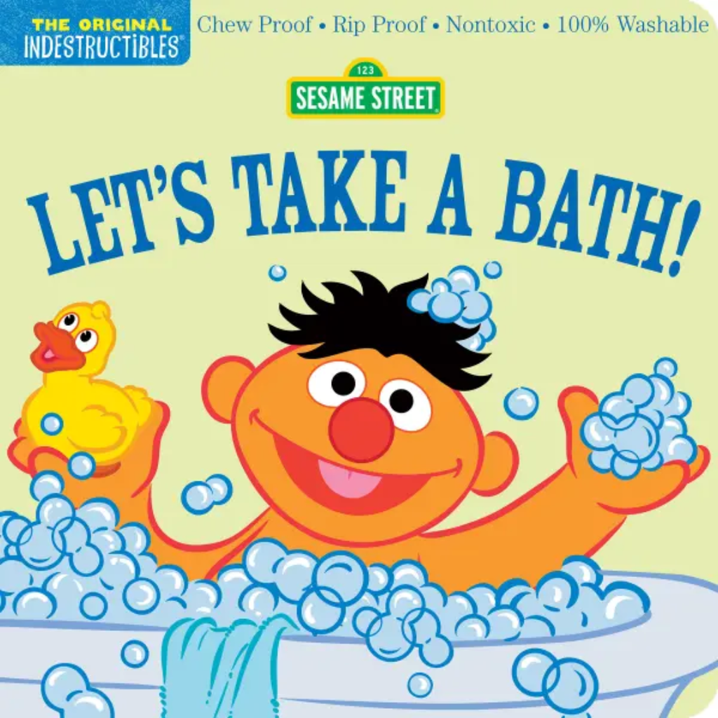 Libro Indesctructible: Sesame Street - Let’s Take a Bath!